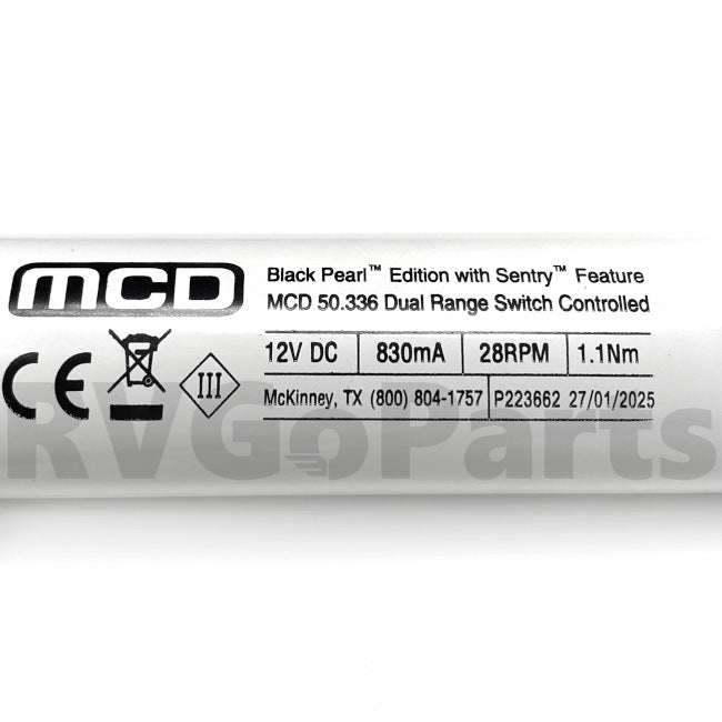 RV MCD 50.336 Power Shade Motor White 185260-01-700 | RV Go Parts - Replacement OEM RV Parts