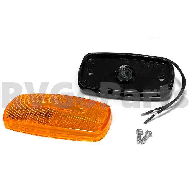 RV Amber Clearance Light 4" x 2" Marker 193802-01-000 | RVGoParts