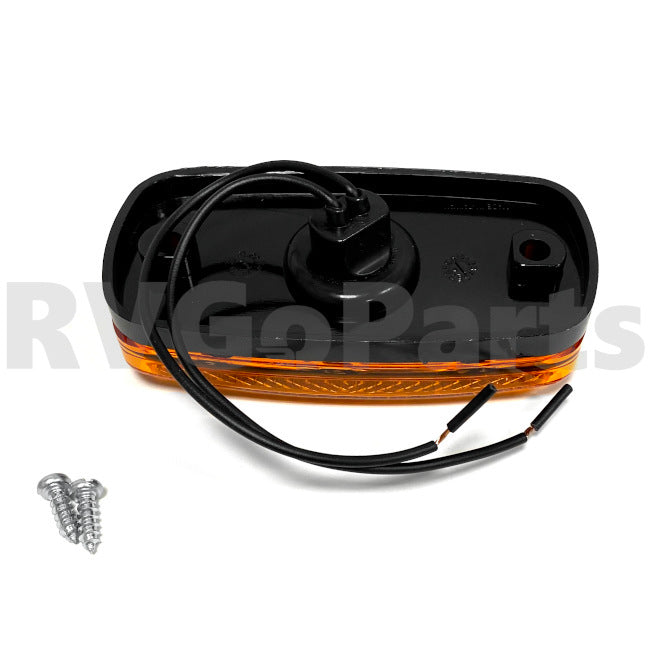 RV Amber Clearance Light 4" x 2" Marker 193802-01-000 | RVGoParts