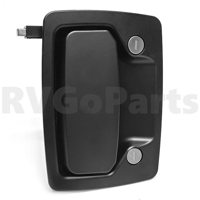 RV Exterior Entry Door Handle Latch Black 112782-01-01A | RV Go Parts - Replacement OEM RV Parts