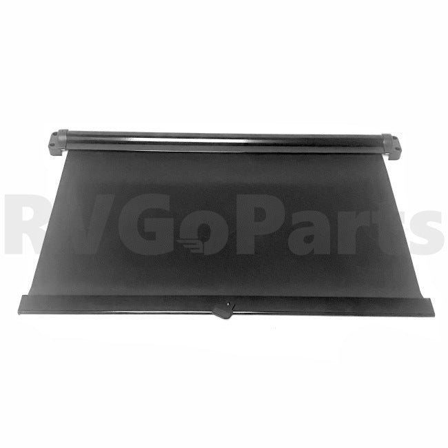 Winnebago RV Black Window Pull-Down Shade 27" x 39.5" 144628-06-02A | RV Go Parts - Replacement OEM 