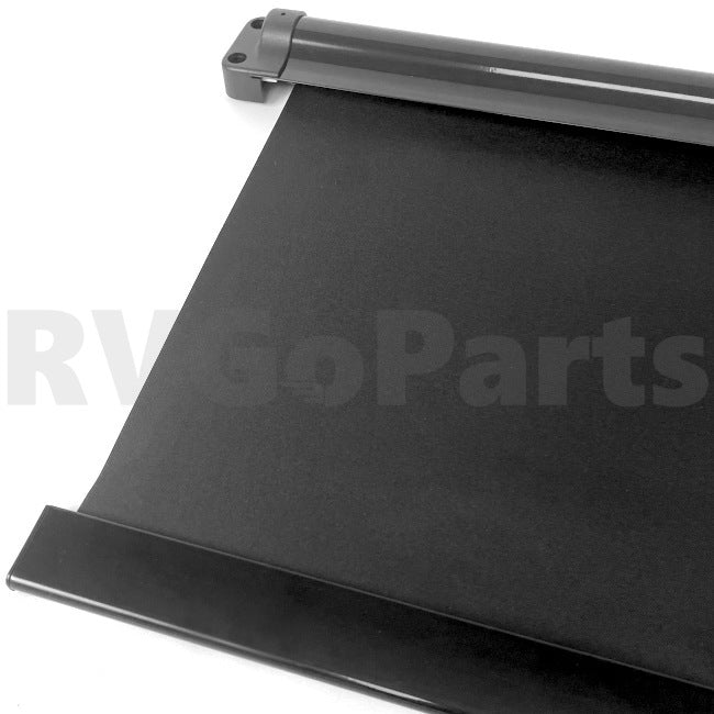 Winnebago RV Black Window Pull-Down Shade 23" x 33" 144628-03-02A | RV Go Parts - Replacement OEM RV Parts