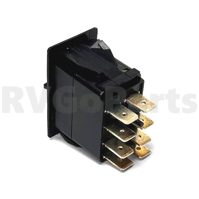 Winnebago RV Rocker Switch Mom/Off/Mom 8-Prong 108357-17-000 | RV Go Parts - Replacement OEM RV Parts