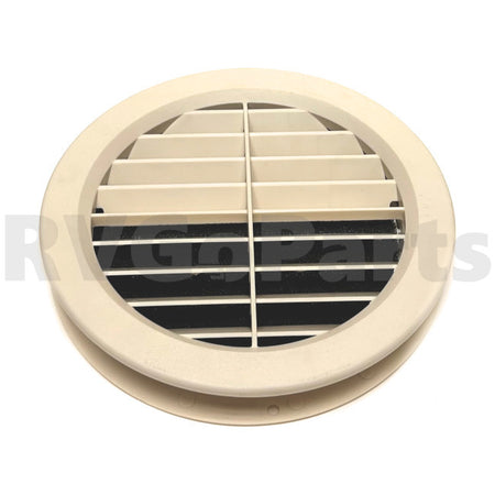 Winnebago RV 6.9" Round Register Vent Beige with Filter 182861-01-01A | RV Go Parts - Replacement OEM RV Parts