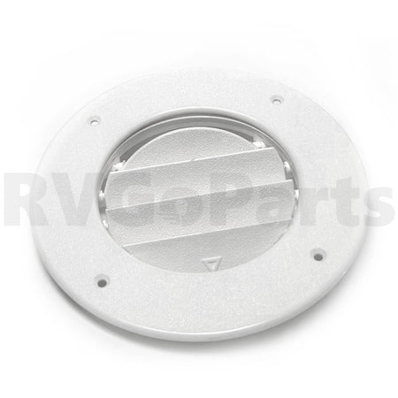 Winnebago RV 6.4" Round Vent/Register White with Damper 120134-01-02A | RV Go Parts - Replacement OEM RV Parts