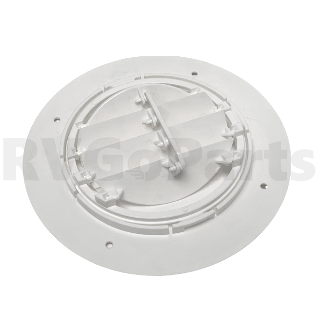 Winnebago RV 6.4" Round Vent/Register White with Damper 120134-01-02A | RV Go Parts - Replacement OEM RV Parts