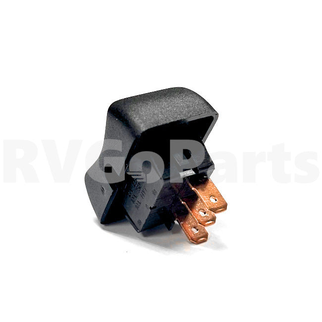 Winnebago RV Rocker Switch On/Off/On Black 3-Prong 135740-04-04A | RV Go Parts - Replacement OEM RV Parts