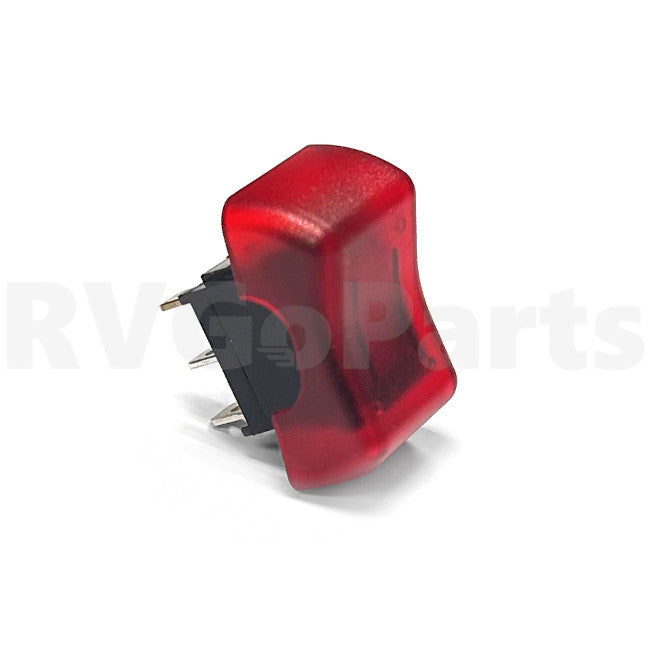 Winnebago RV Rocker Switch On/Off Red 3-Prong 135740-06-01A | RV Go Parts - Replacement OEM RV Parts
