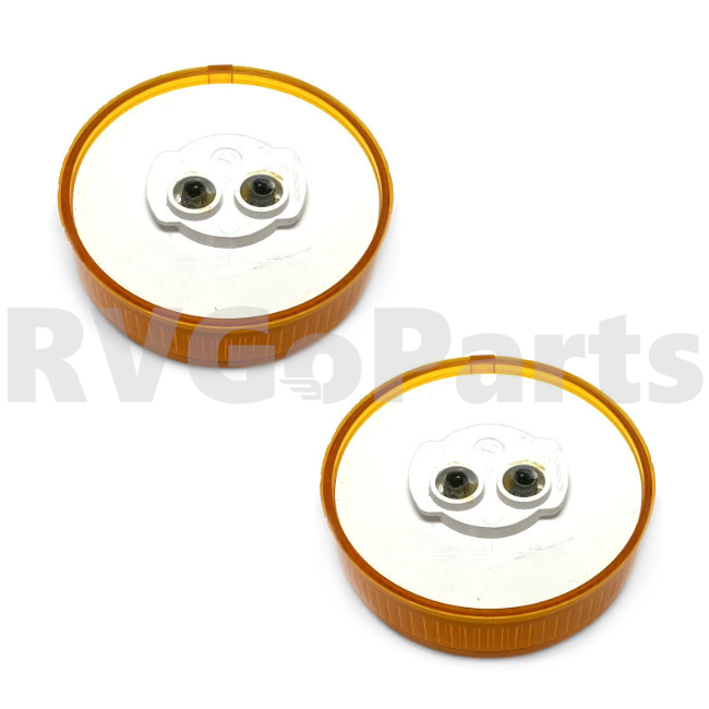 Winnebago RV Amber  Clearance Light Marker 2.5" Round 138996-01-000 | RV Go Parts - Replacement OEM RV Parts