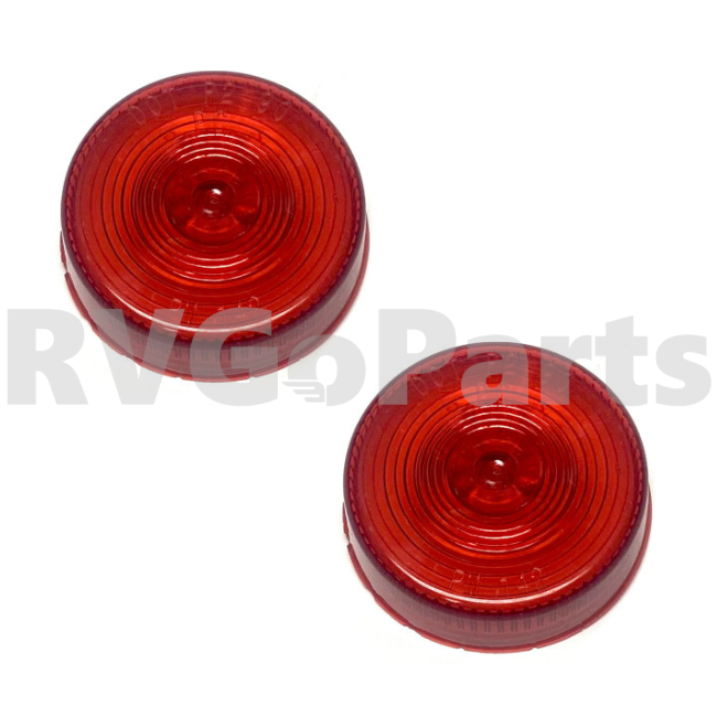Winnebago RV Red Clearance Light Marker 2.5" Round 138996-02-000 | RV Go Parts - Replacement OEM RV Parts