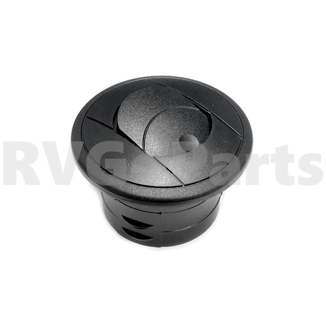 Winnebago RV Round Dash Vent/Louver Black 158174-01-01A | RV Go Parts - Replacement OEM RV Parts