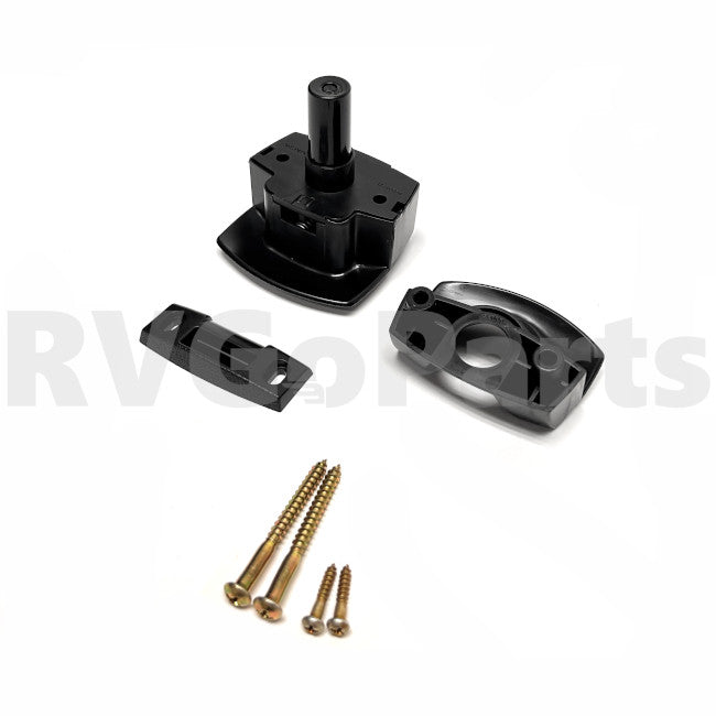 RV Privacy Bathroom Door Latch Black w/o Lock 058335-03-000 | RV Go Parts - Replacement OEM RV Parts