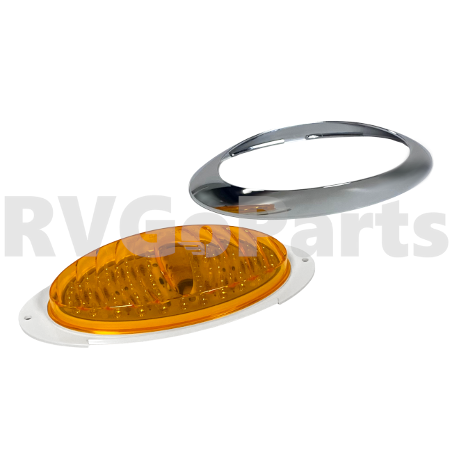 RV Stop Tail Light Oval Amber 170778-02-000 | RV Go Parts - Replacement OEM RV Parts