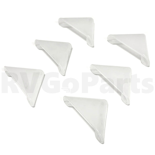 6-Pack RV Slideout Corner Protector Clear 135275-01-01A | RV Go Parts - Replacement OEM RV Parts