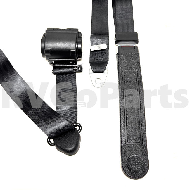 Winnebago RV Three Point Seatbelt Black 091990-04-01A | RV Go Parts - Replacement OEM RV Parts