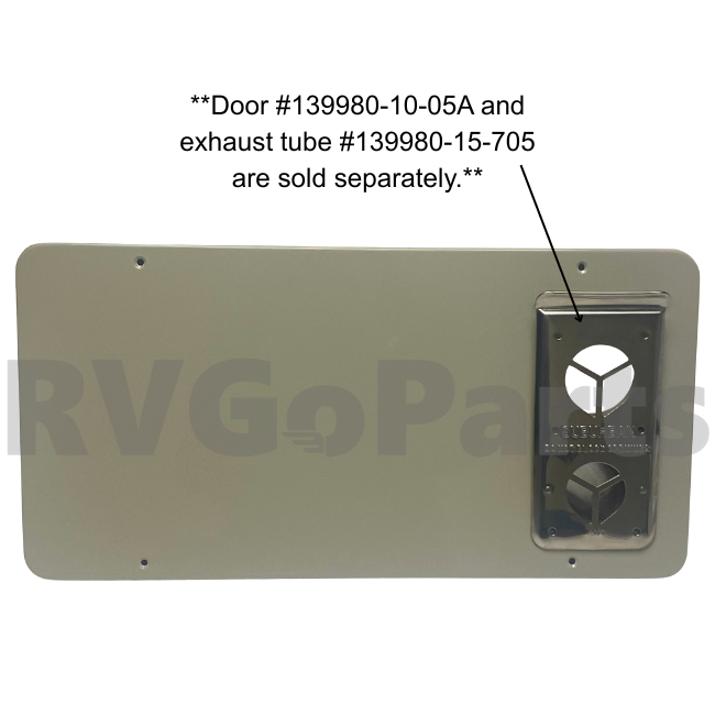 RV Suburban Furnace Access Door Champagne 139980-10-05A | RV Go Parts - Replacement OEM RV Parts