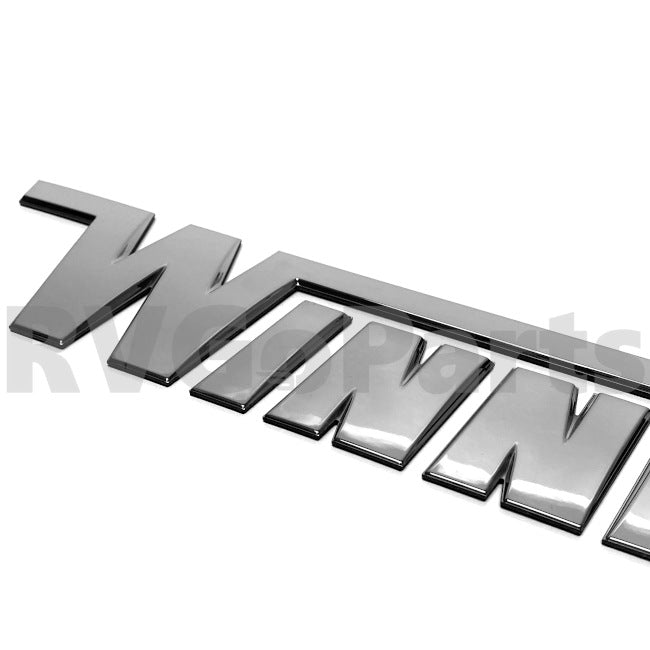 Winnebago RV Chrome Logo Decal 16.81" x 2.73" Large 312511-01-01A | RV Go Parts - Replacement OEM RV Parts