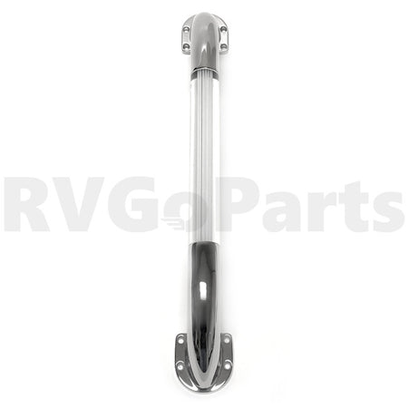 RV Assist Handle 18" Non-Lighted with Chrome Ends 165309-01-01A | RV Go Parts - Replacement OEM RV Parts