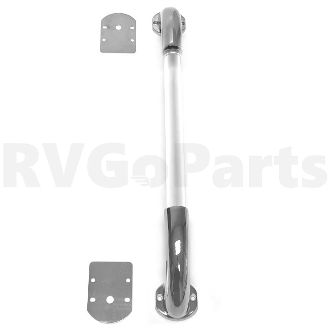 RV Assist Handle 20" Non-Lighted with Chrome Ends 132442-02-01A | RV Go Parts - Replacement OEM RV Parts