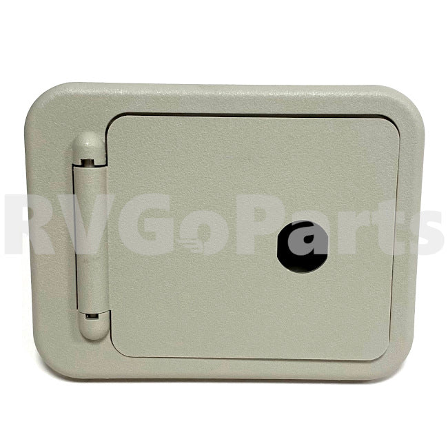 RV Gravity Water Fill Door Champagne 137169-01-01A | RV Go Parts - Replacement OEM RV Parts