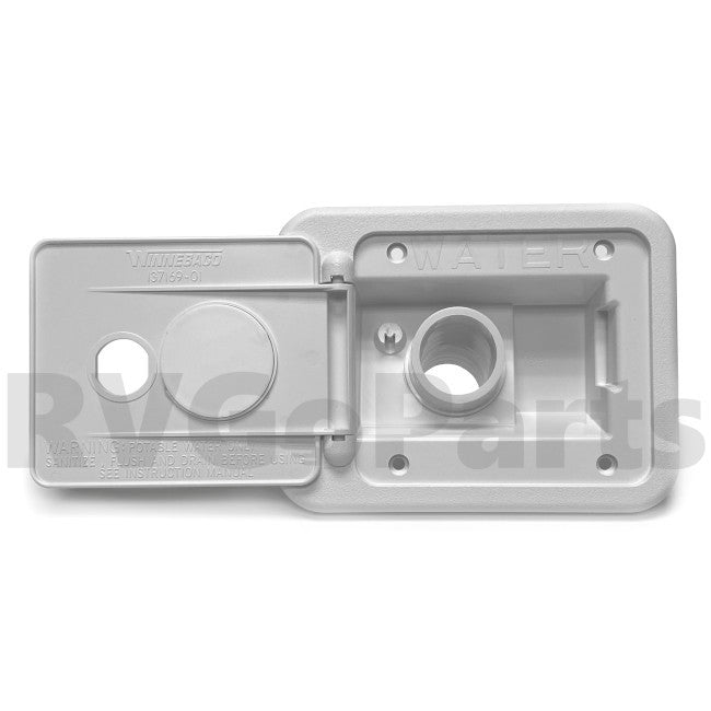 RV Gravity Water Fill Door White 137169-01-01A | RV Go Parts - Replacement OEM RV Parts
