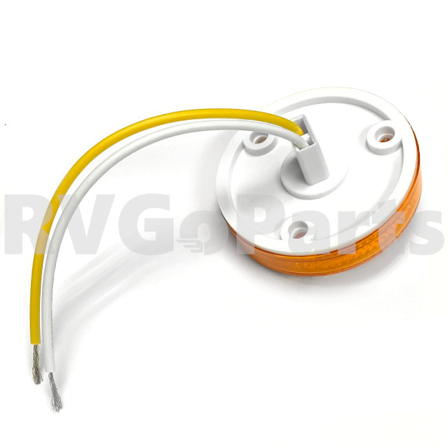 RV Amber LED Clearance Light 2.5" Round 187864-01-000 | RV Go Parts - Replacement OEM RV Parts