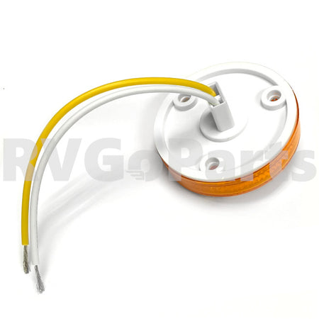 RV Amber LED Clearance Light 2.5" Round 187864-01-000 | RV Go Parts - Replacement OEM RV Parts