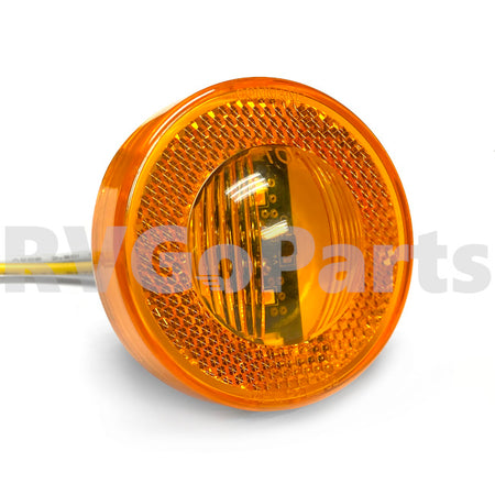 RV Amber LED Clearance Light 2.5" Round 187864-01-000 | RV Go Parts - Replacement OEM RV Parts