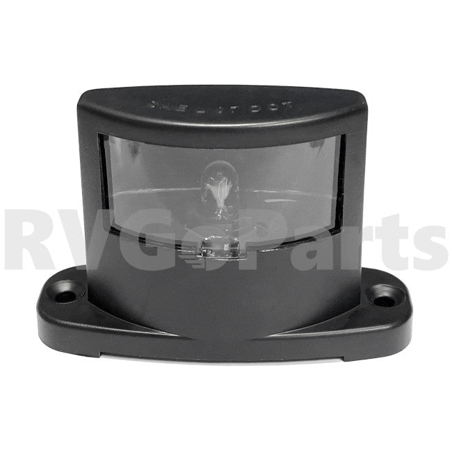 RV Incandescent License Plate Light Black 066432-02-000 | RV Go Parts - Replacement OEM RV Parts