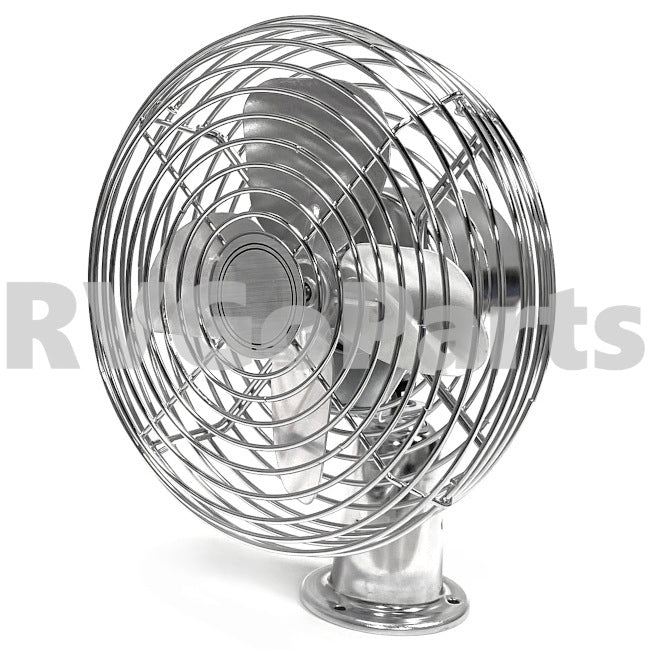 RV 2-Speed Fan Defroster Chrome 122856-01-01A | RV Go Parts - Replacement OEM RV Parts