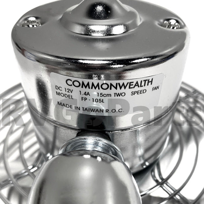 RV 2-Speed Fan Defroster Chrome 122856-01-01A | RV Go Parts - Replacement OEM RV Parts