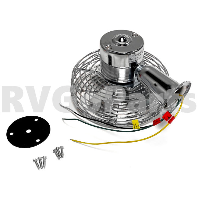 RV 2-Speed Fan Defroster Chrome 122856-01-01A | RV Go Parts - Replacement OEM RV Parts