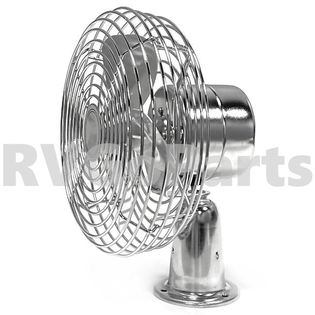 RV 2-Speed Fan Defroster Chrome 122856-01-01A | RV Go Parts - Replacement OEM RV Parts