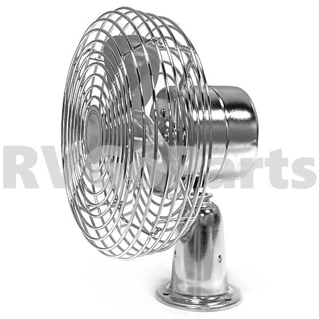 RV 2-Speed Fan Defroster Chrome 122856-01-01A | RV Go Parts - Replacement OEM RV Parts