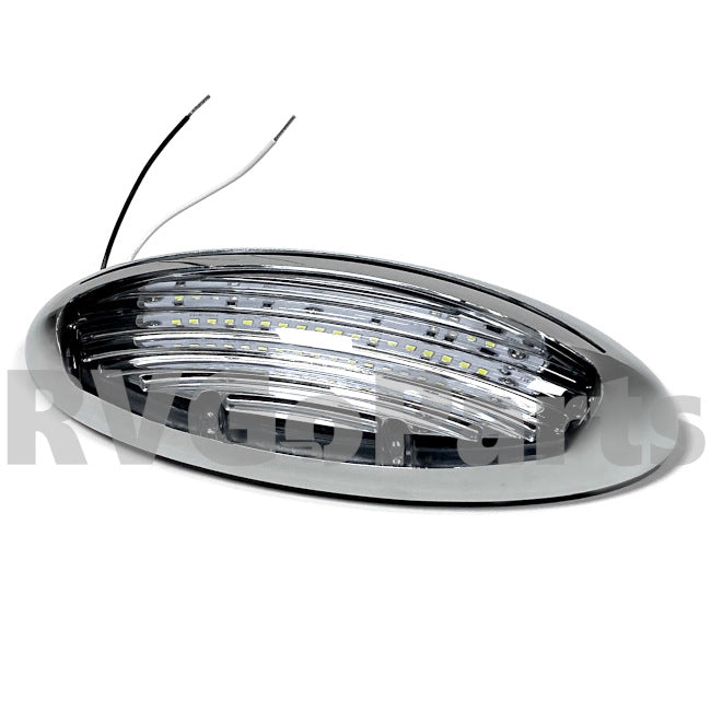 RV LED Porch Light w/ Chrome Bezel 326916-01-000 | RV Go Parts - Replacement OEM RV Parts