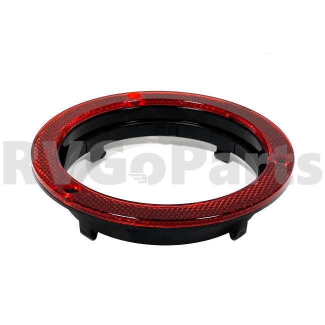 RV 4" Round Reflector Bezel Red 184674-02-000 | RV Go Parts - Replacement OEM RV Parts