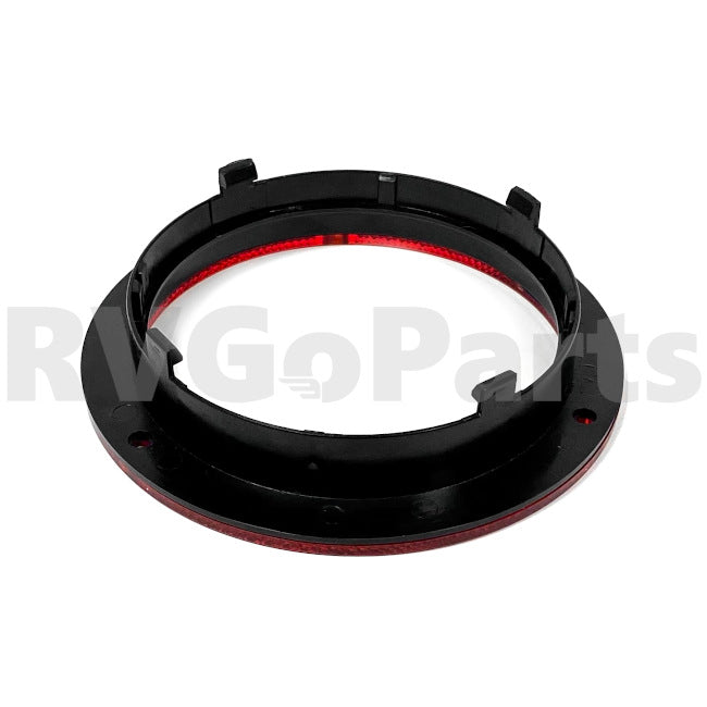 RV 4" Round Reflector Bezel Red 184674-02-000 | RV Go Parts - Replacement OEM RV Parts