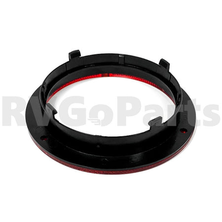 RV 4" Round Reflector Bezel Red 184674-02-000 | RV Go Parts - Replacement OEM RV Parts