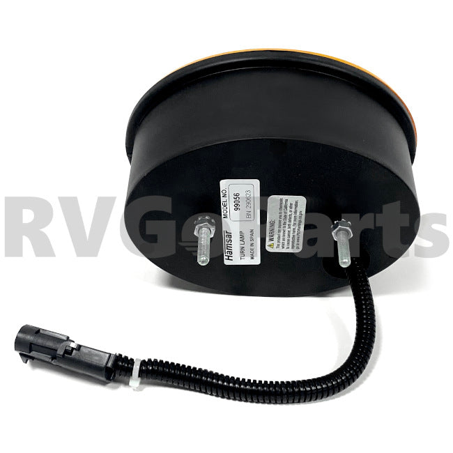 RV Amber Turn Light 6.5" Oval 152070-02-000 | RV Go Parts - Replacement OEM RV Parts
