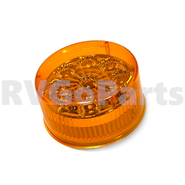 RV Amber Clearance Lamp/Light 2" Round 187283-01-000 | RV Go Parts - Replacement OEM RV Parts