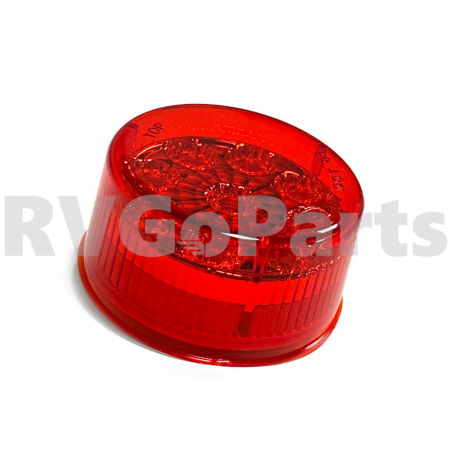 RV Red Clearance Lamp/Light 2" Round 187283-02-000 | RV Go Parts - Replacement OEM RV Parts