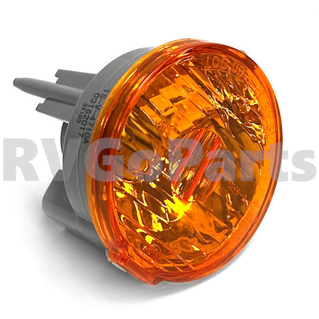 RV Park/Turn Light Amber Lens 3.5" (No Bulb) 146560-03-000 | RV Go Parts - Replacement OEM RV Parts
