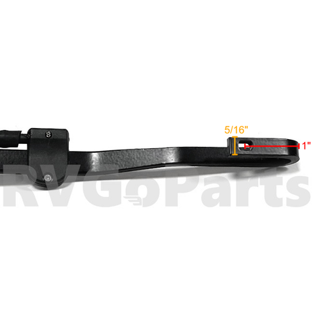 RV 750mm / 29.5" J-Hook Wiper Arm 20° Bend 186516-12-000 | RV Go Parts - Replacement OEM RV Parts