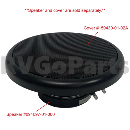 RV 5.25" Speaker without Grille / Cover 094097-01-000 | RV Go Parts - Replacement OEM RV Parts