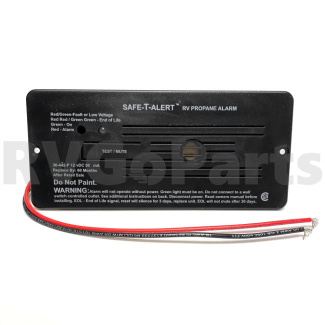 Winnebago RV LP Detector 12V Black Safe-T-Alert 150138-03-03A | RV Go Parts - Replacement OEM RV Parts